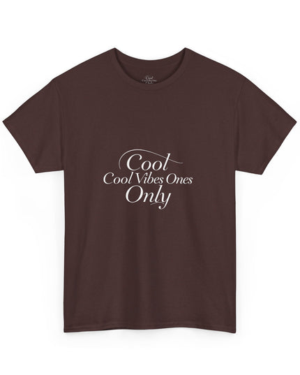 Cool Vibes Only Unisex Heavy Cotton Tee - Casual Comfort Wear
