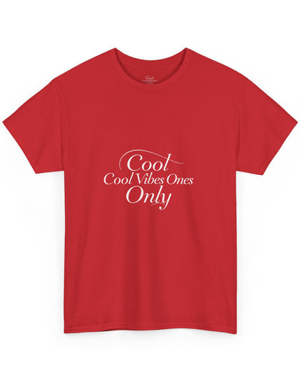 Cool Vibes Only Unisex Heavy Cotton Tee - Casual Comfort Wear