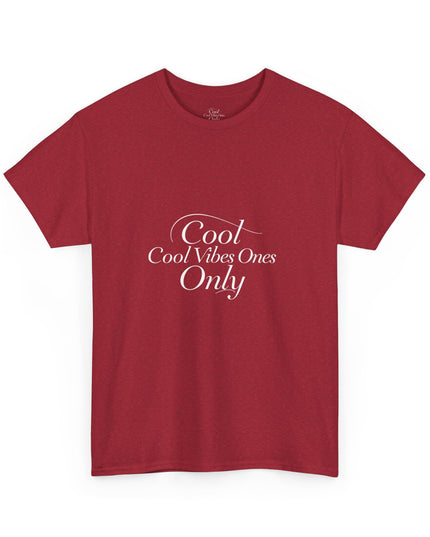 Cool Vibes Only Unisex Heavy Cotton Tee - Casual Comfort Wear